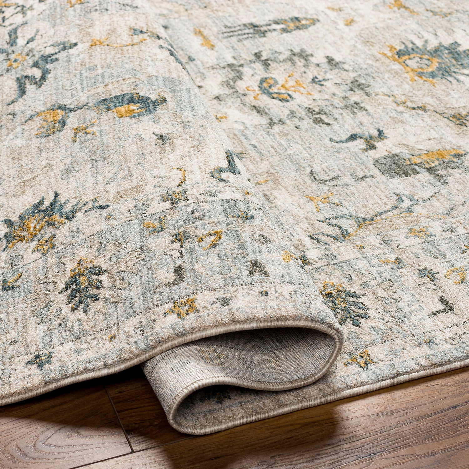 Livabliss Dresden Feather Machine Woven Rug