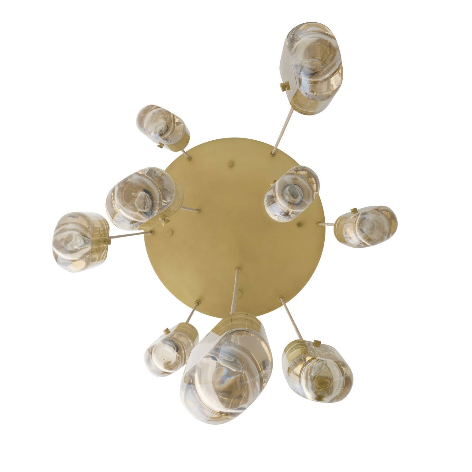 Arteriors Javier 9 Light Brass Multi-Port Chandelier