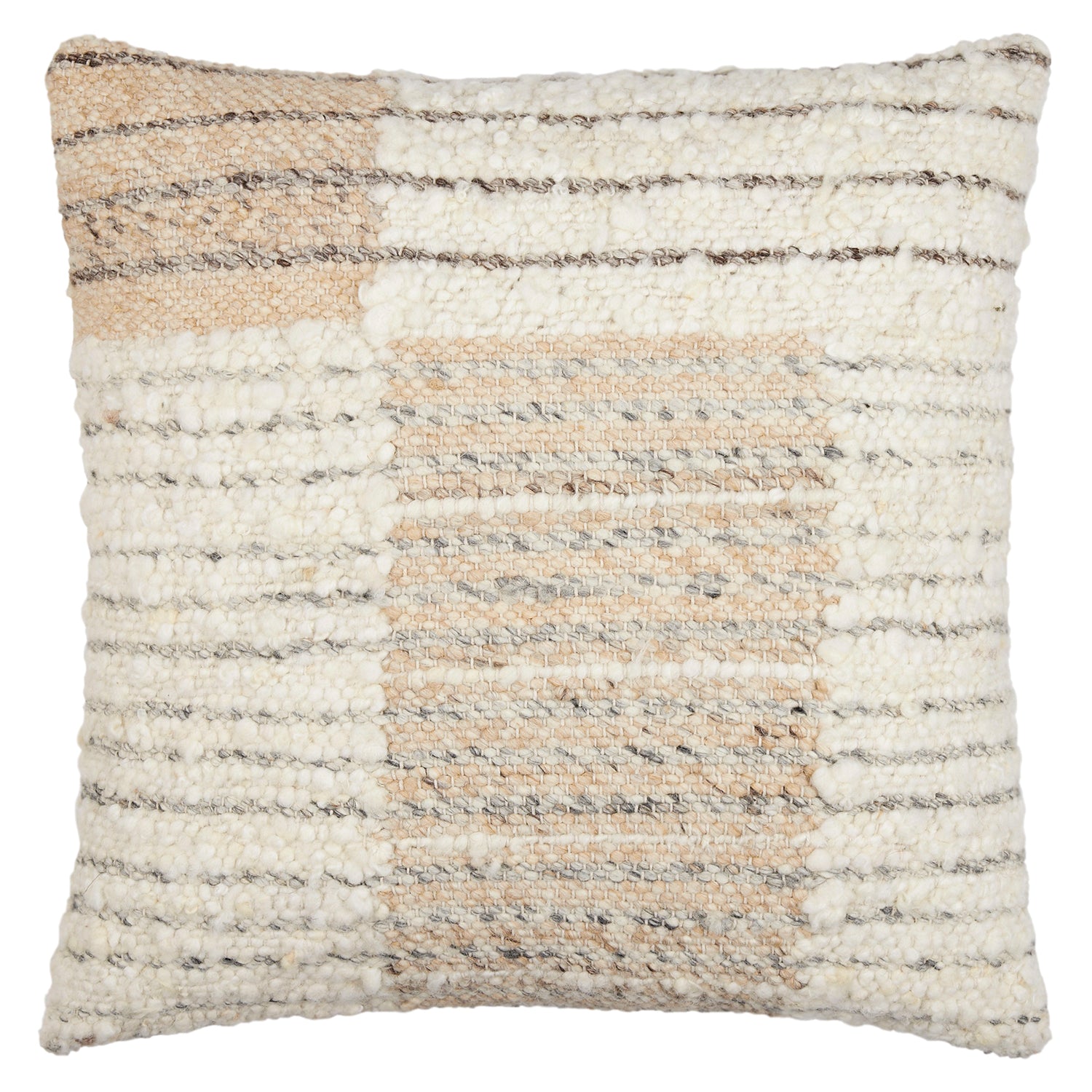 Deccan Traps Lines Throw Pillow