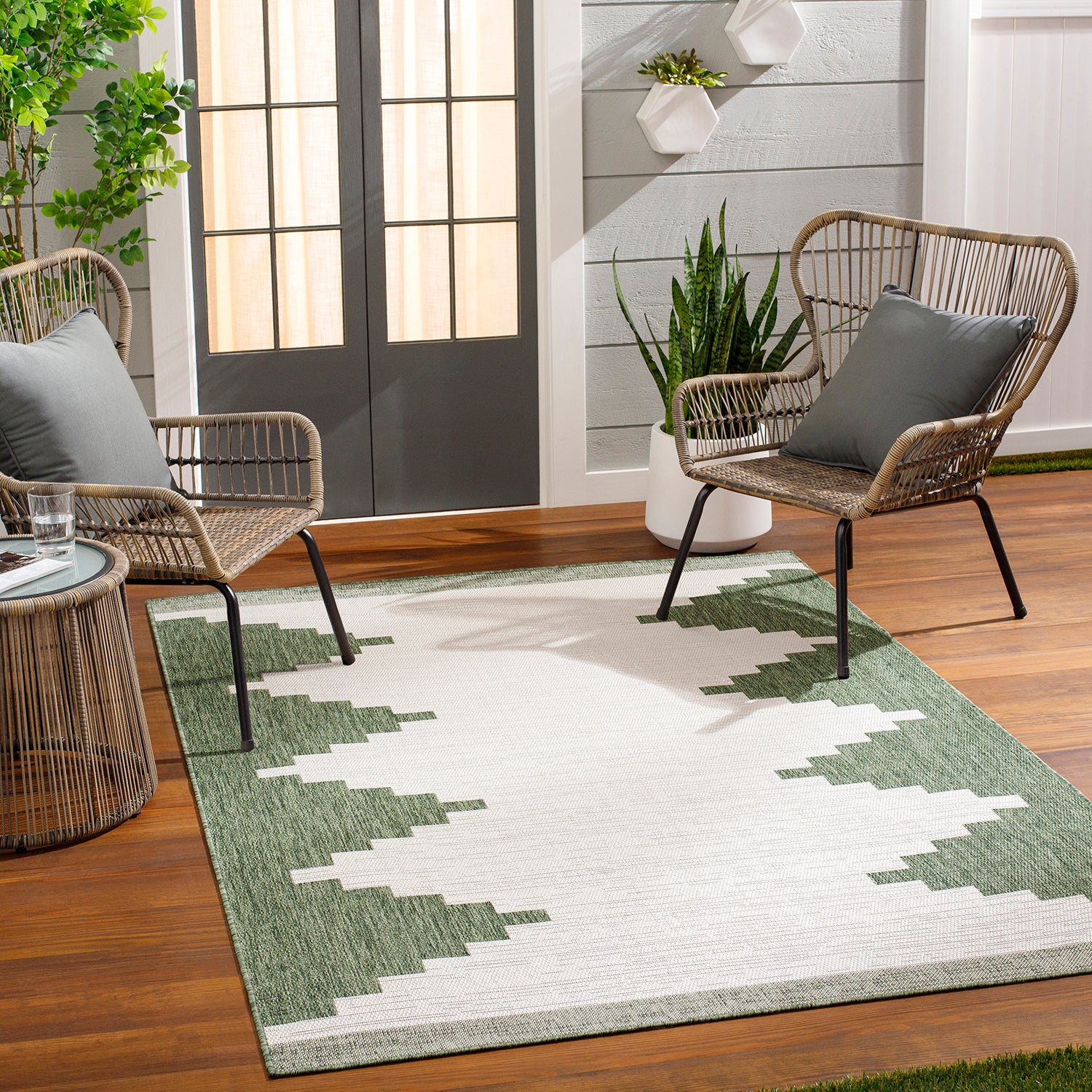 Livabliss Eagean Zipper Indoor/Outdoor Rug