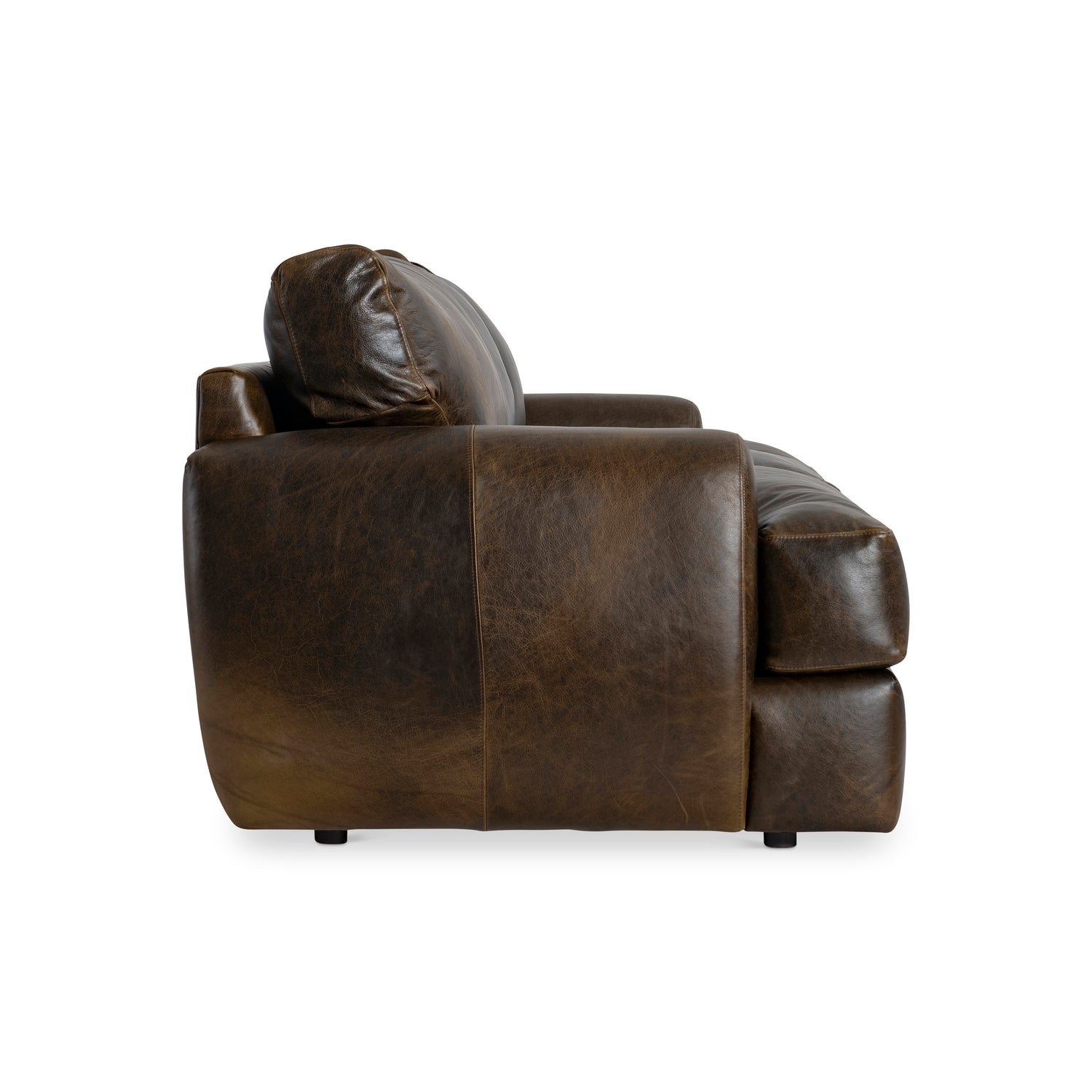 Bernhardt Living Cameron Leather Sofa