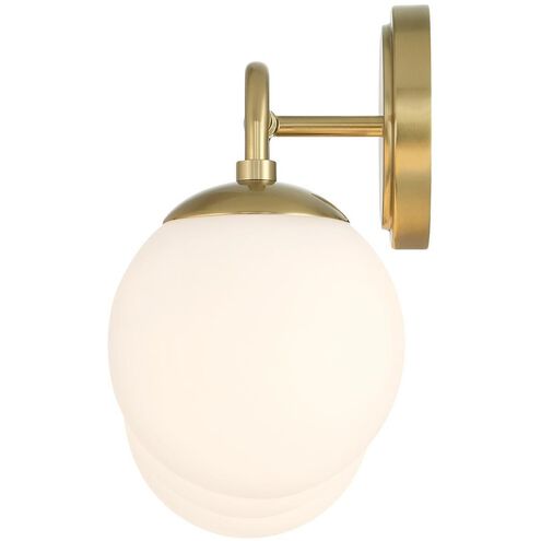 Crystorama Maverick 3 Light Vibrant Gold Bathroom Vanity Light