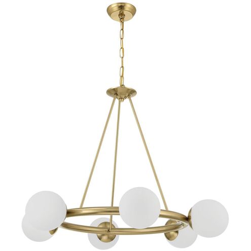 Crystorama Maverick 6 Light Vibrant Gold Chandelier