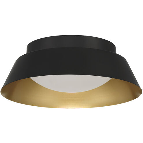 Crystorama Donoven 2 Light Gold Flush Mount