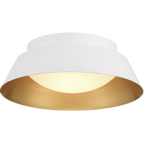 Crystorama Donoven 2 Light Gold Flush Mount