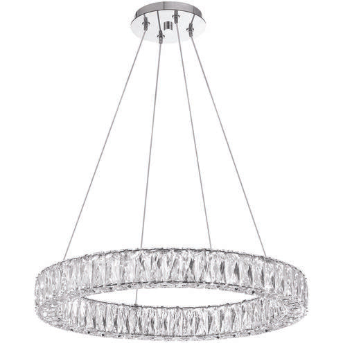 Crystorama Kinsley LED Polished Chrome Pendant