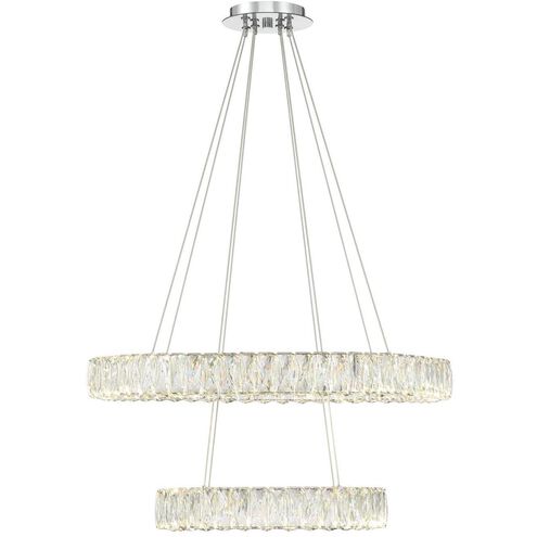 Crystorama Kinsley LED Polished Chrome Small Chandelier