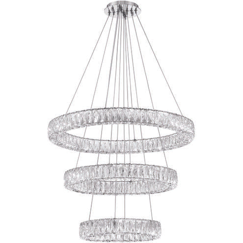 Crystorama Kinsley LED Polished Chrome Medium Chandelier