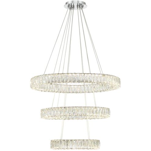 Crystorama Kinsley LED Polished Chrome Medium Chandelier
