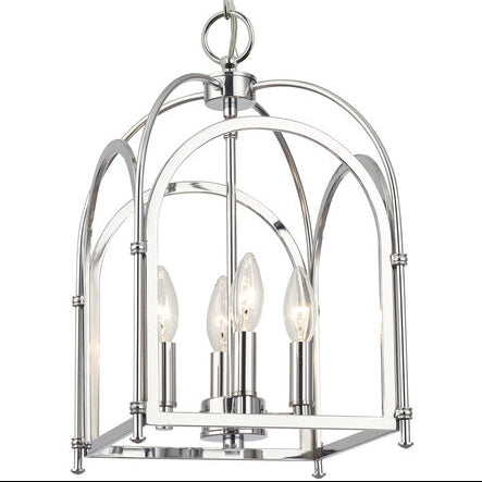 Crystorama Kai 4 Light Polished Chrome Pendant