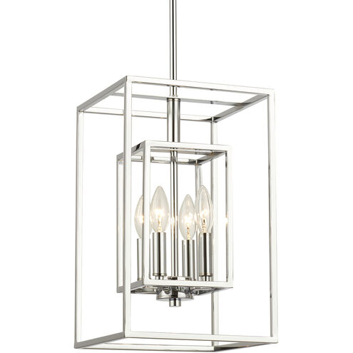 Crystorama Kai 4 Light Polished Chrome Pendant