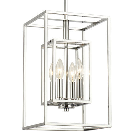 Crystorama Kai 4 Light Polished Chrome Pendant