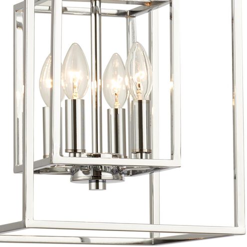 Crystorama Kai 4 Light Polished Chrome Pendant