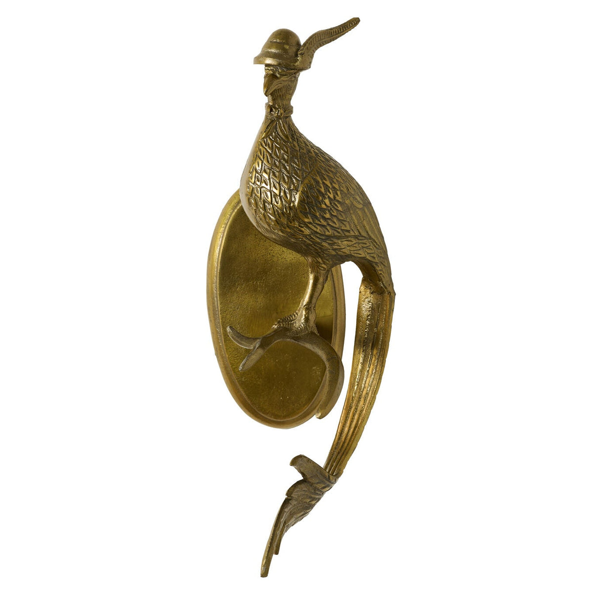 Eric + Eloise Avery Wall Mount detail of its antique gold finish