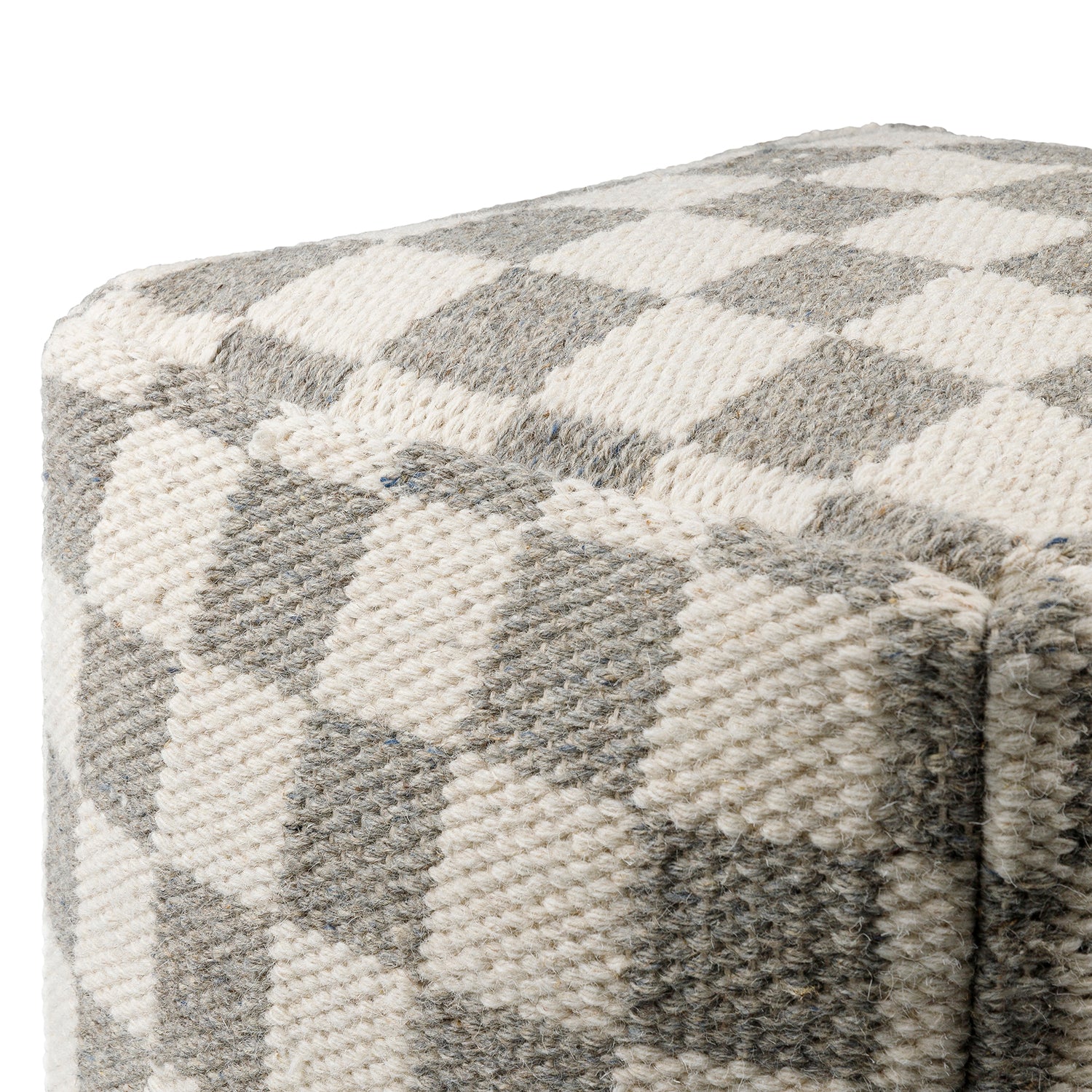 Preethi Checker Pouf