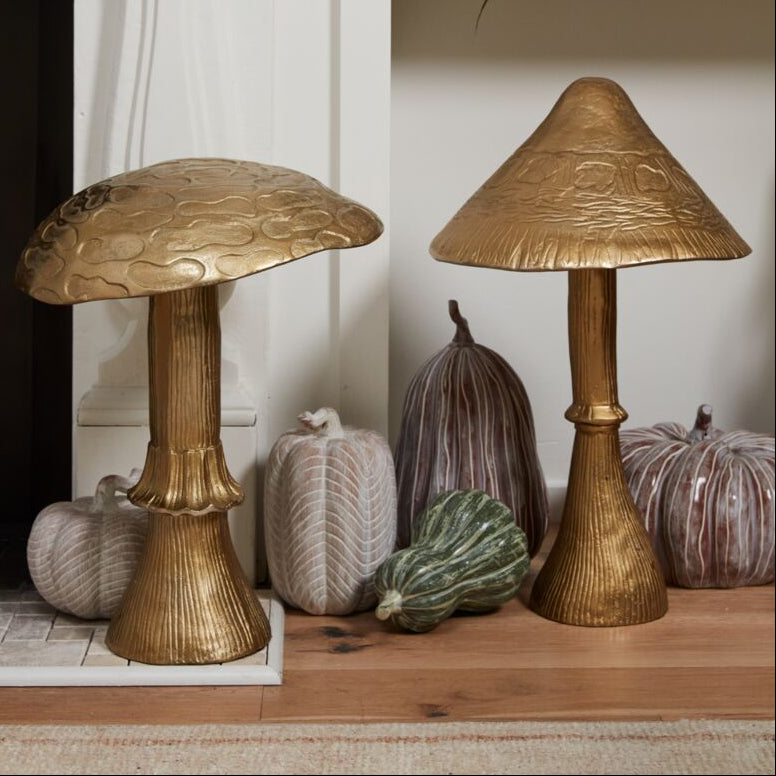 Enchanting Mushroom Sculpture