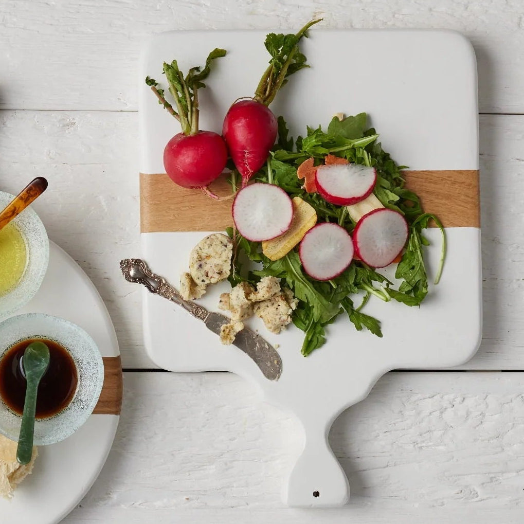 Etu Home Mod White Small Rectangle Cheese Board