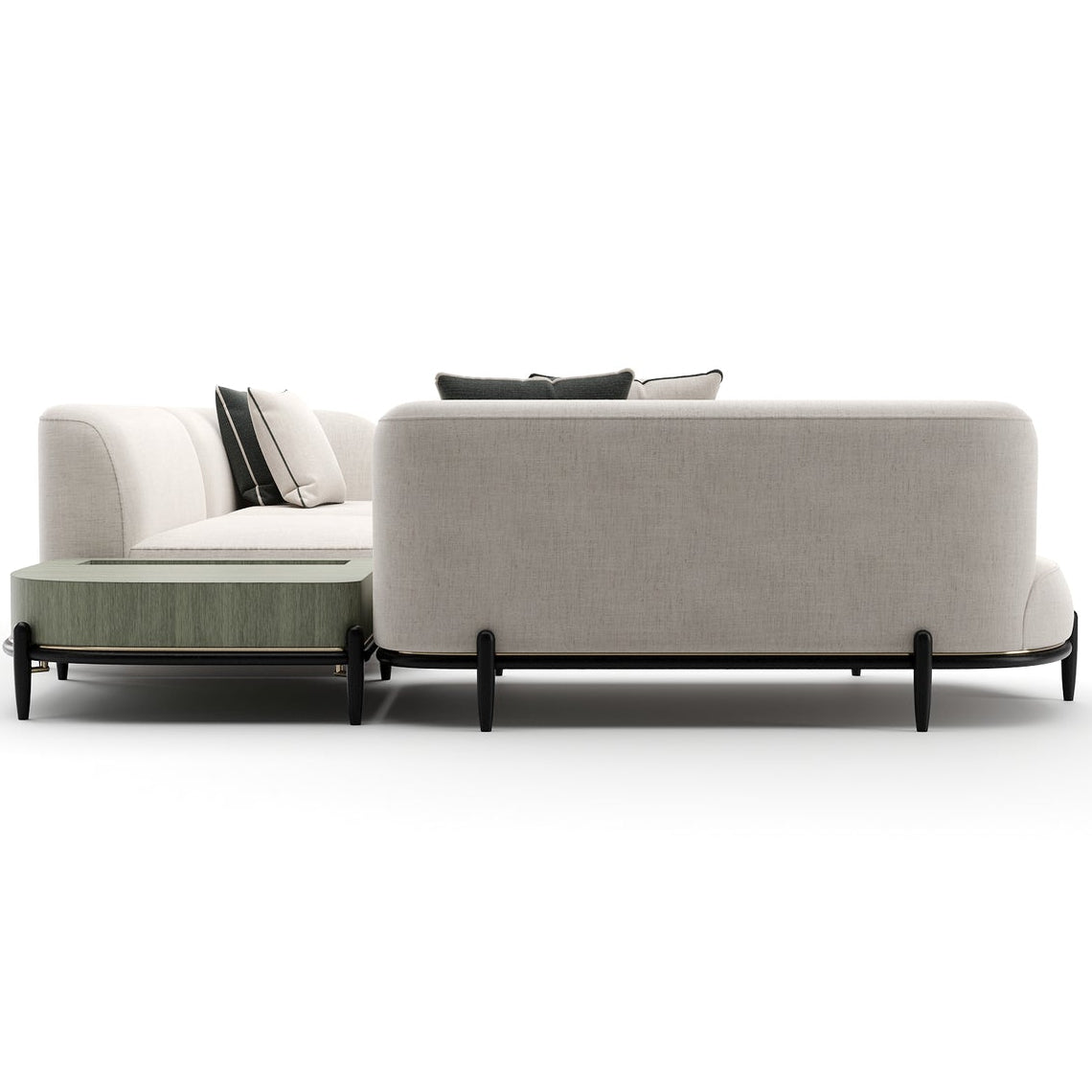 Caracole Madera Corner LAF L Sectional Sofa