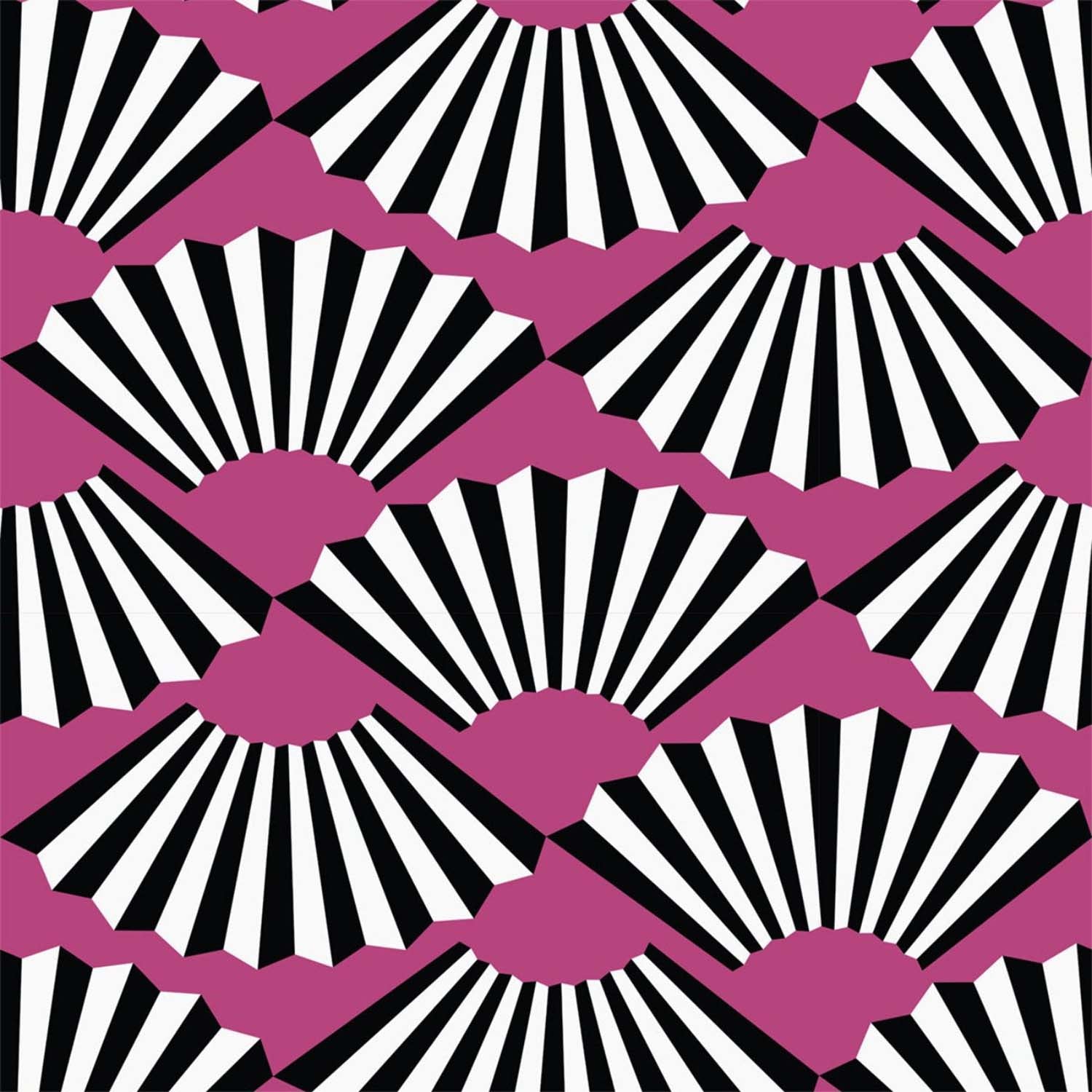 Mitchell Black Fanning Out Wallpaper