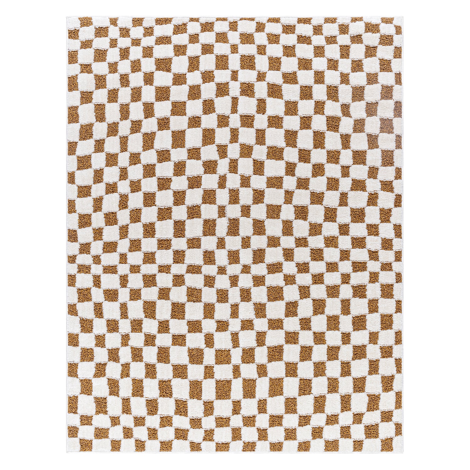 Livabliss Freud Checker Machine Woven Rug