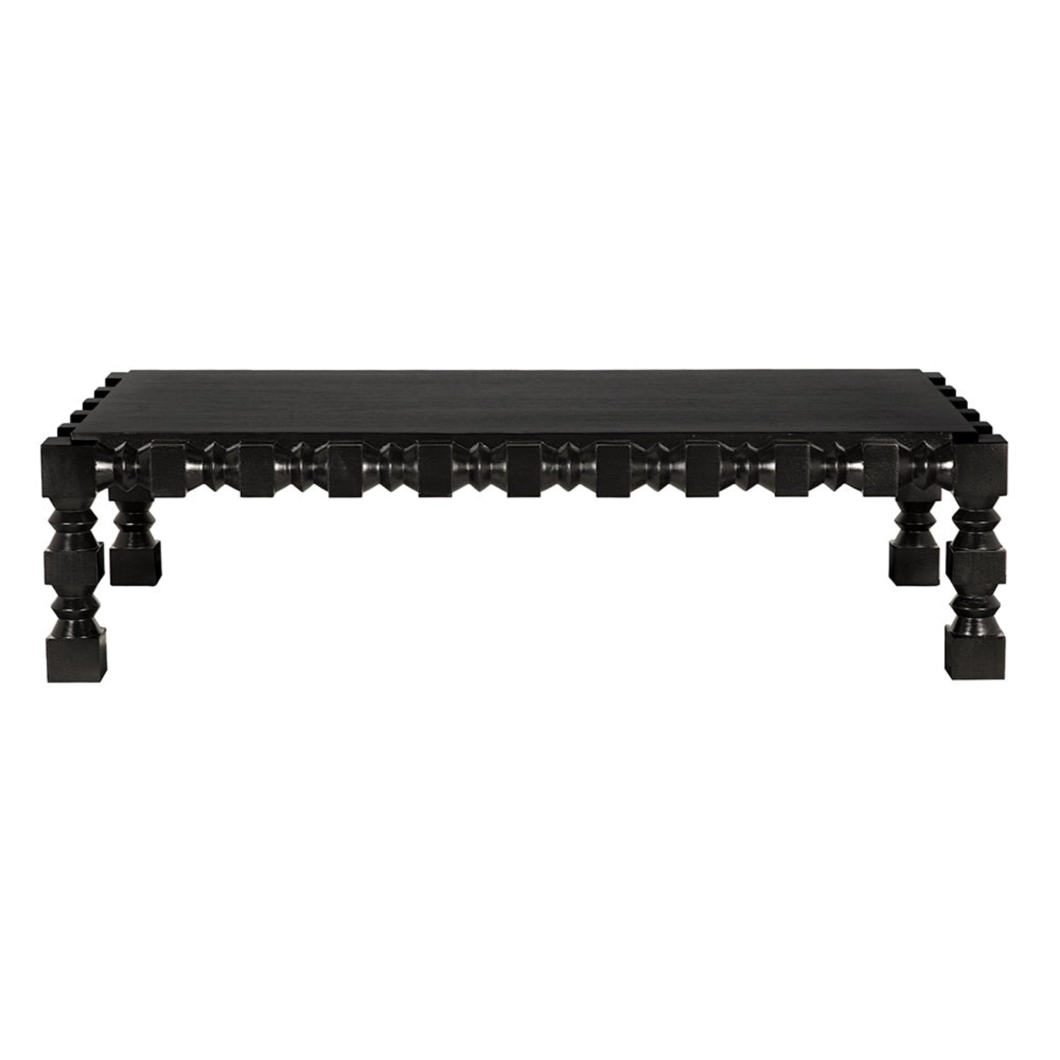 Moabite Coffee Table in hand rubbed black mahogany
