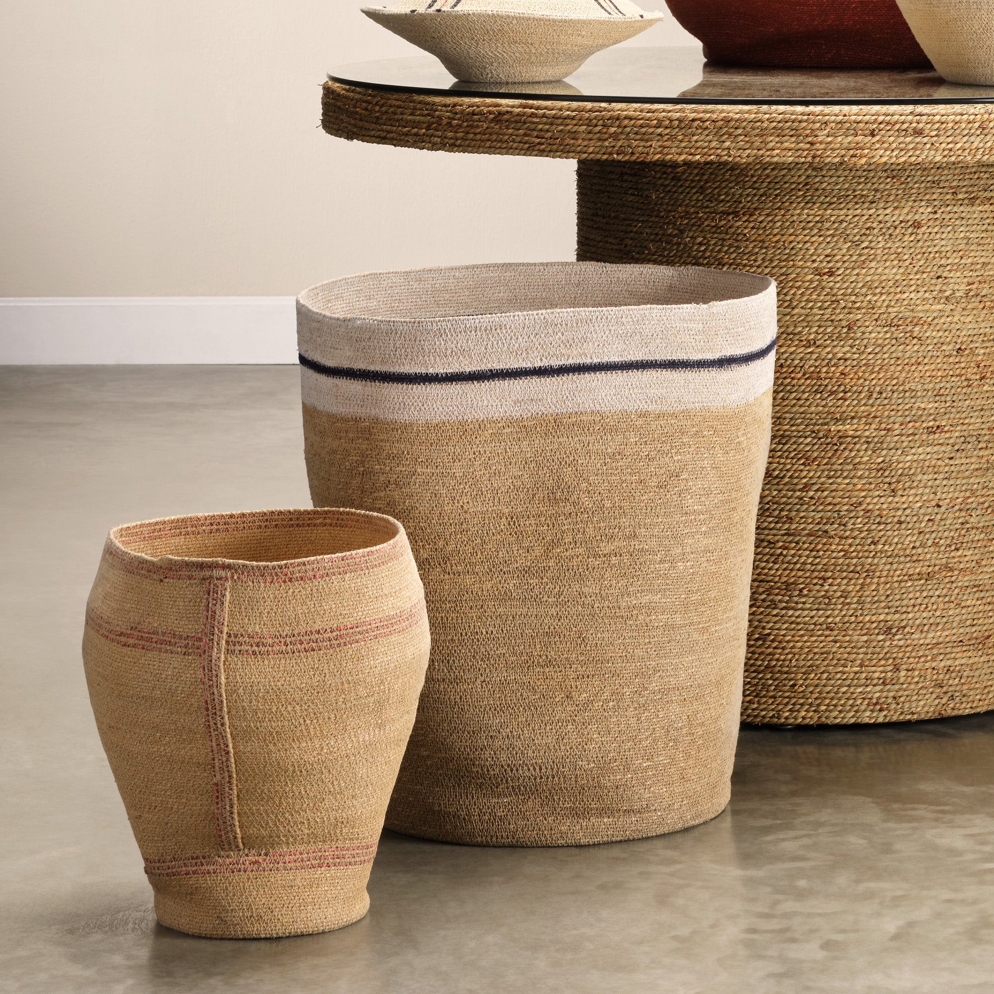 Jamie Young Cape Natural Seagrass Basket