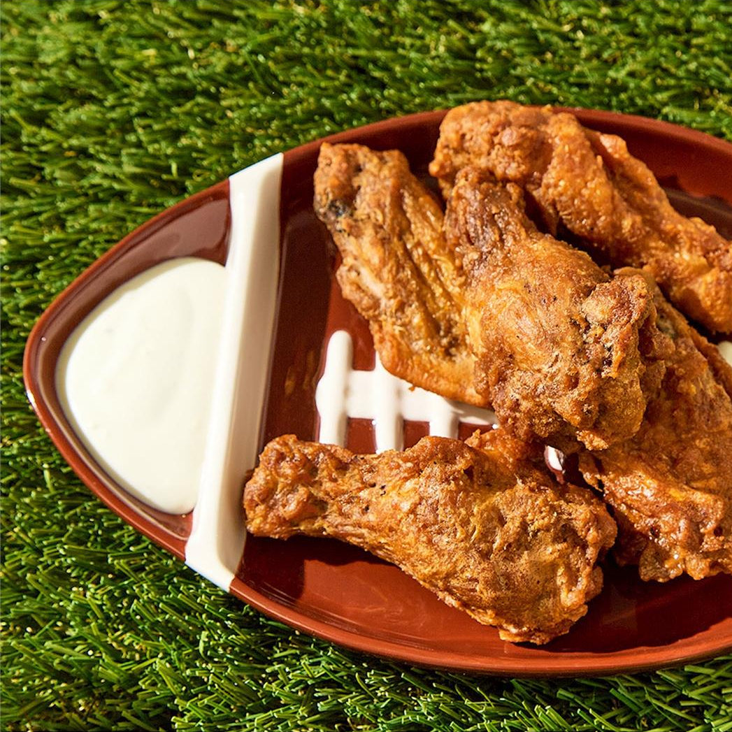 Football Sectional Serving Platter