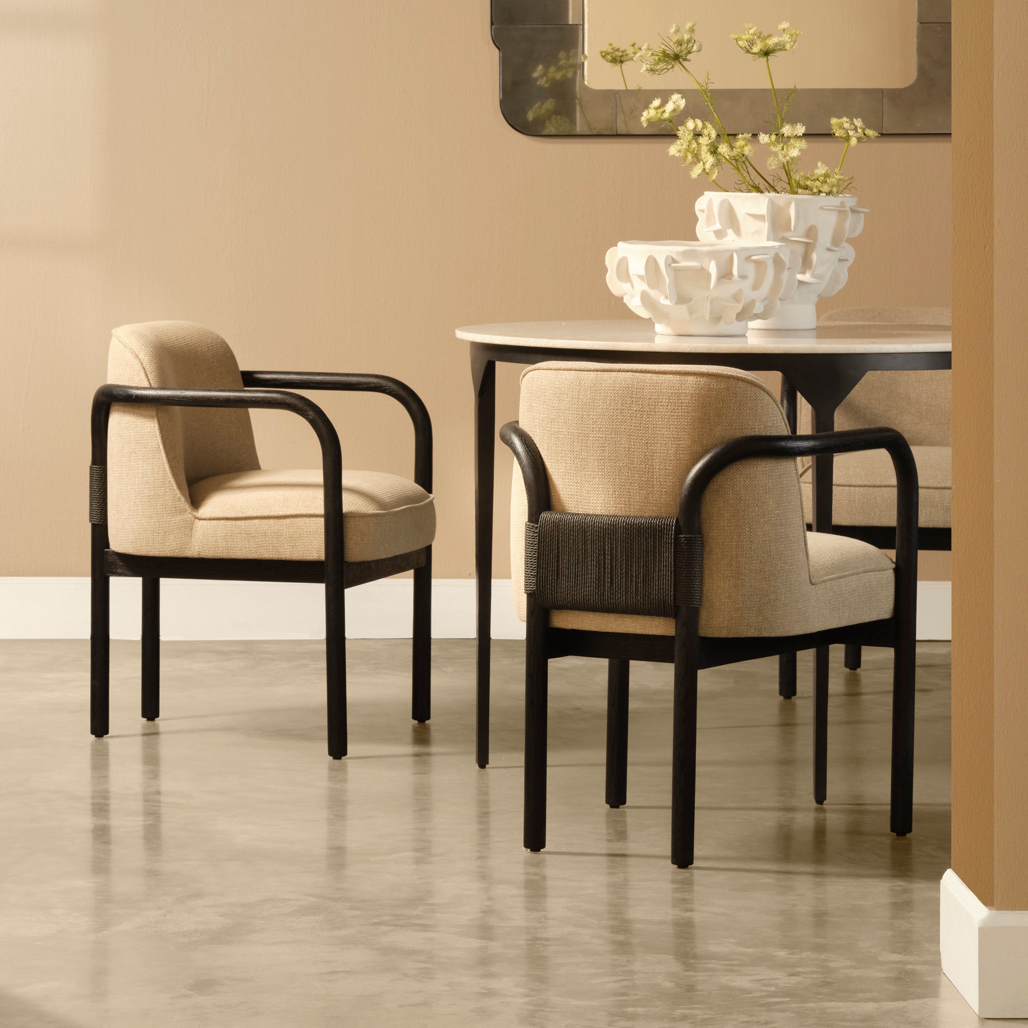 Jamie Young Tether Ebony Oak Dining Chair