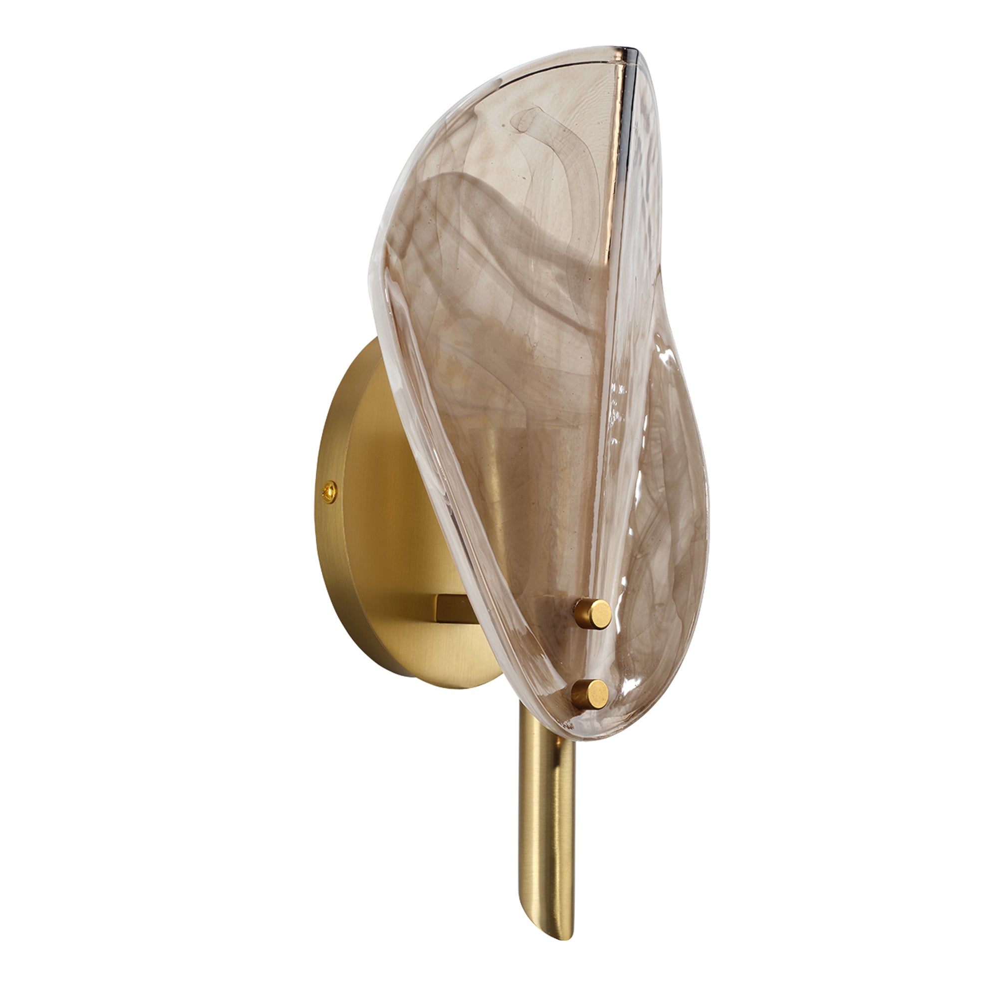 Jamie Young Magnolia Taupe 1-Light Wall Sconce