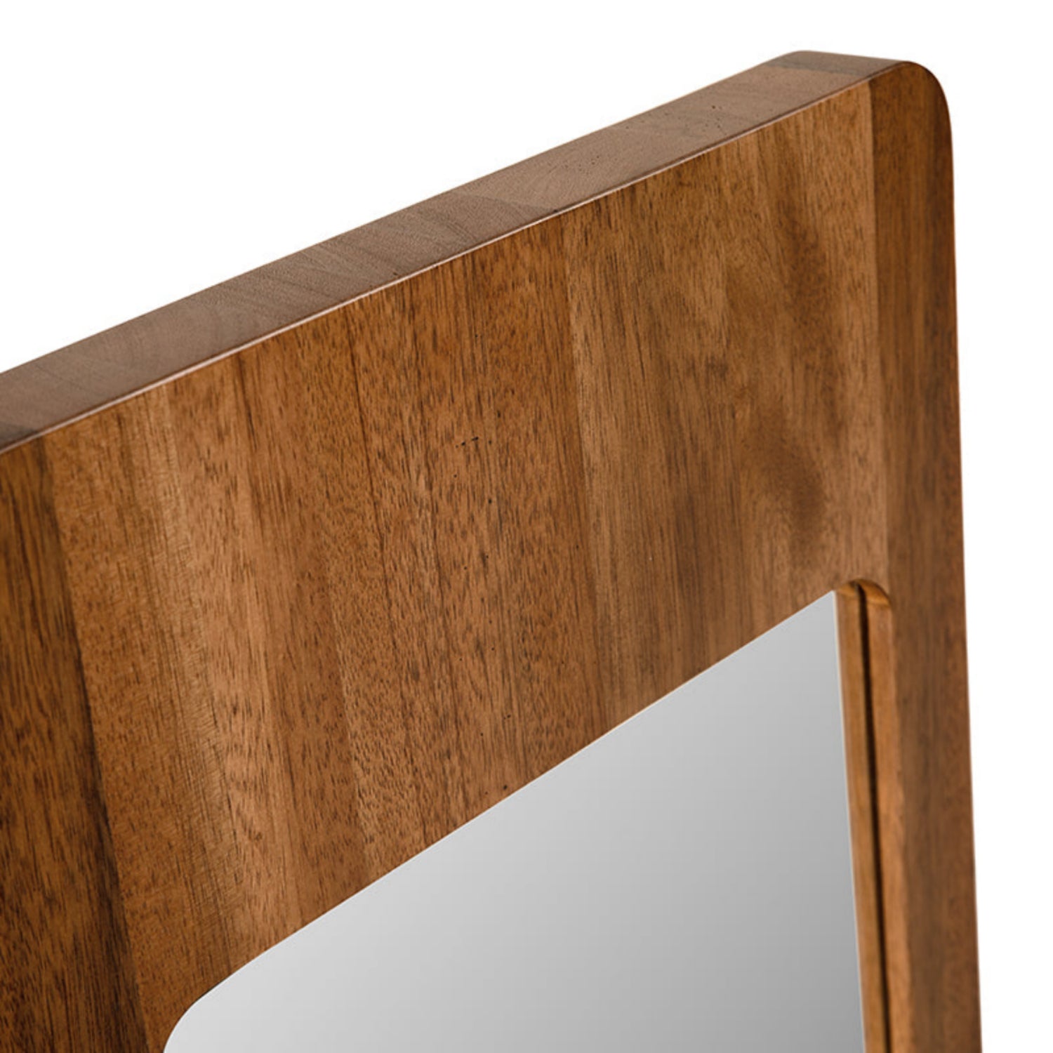 Noir Franklin Dark Walnut B Mirror measuring 20 in. wide