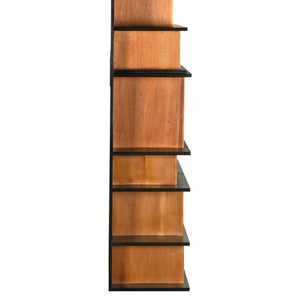 Noir R. Morton Bookcase, teak and veneer construction