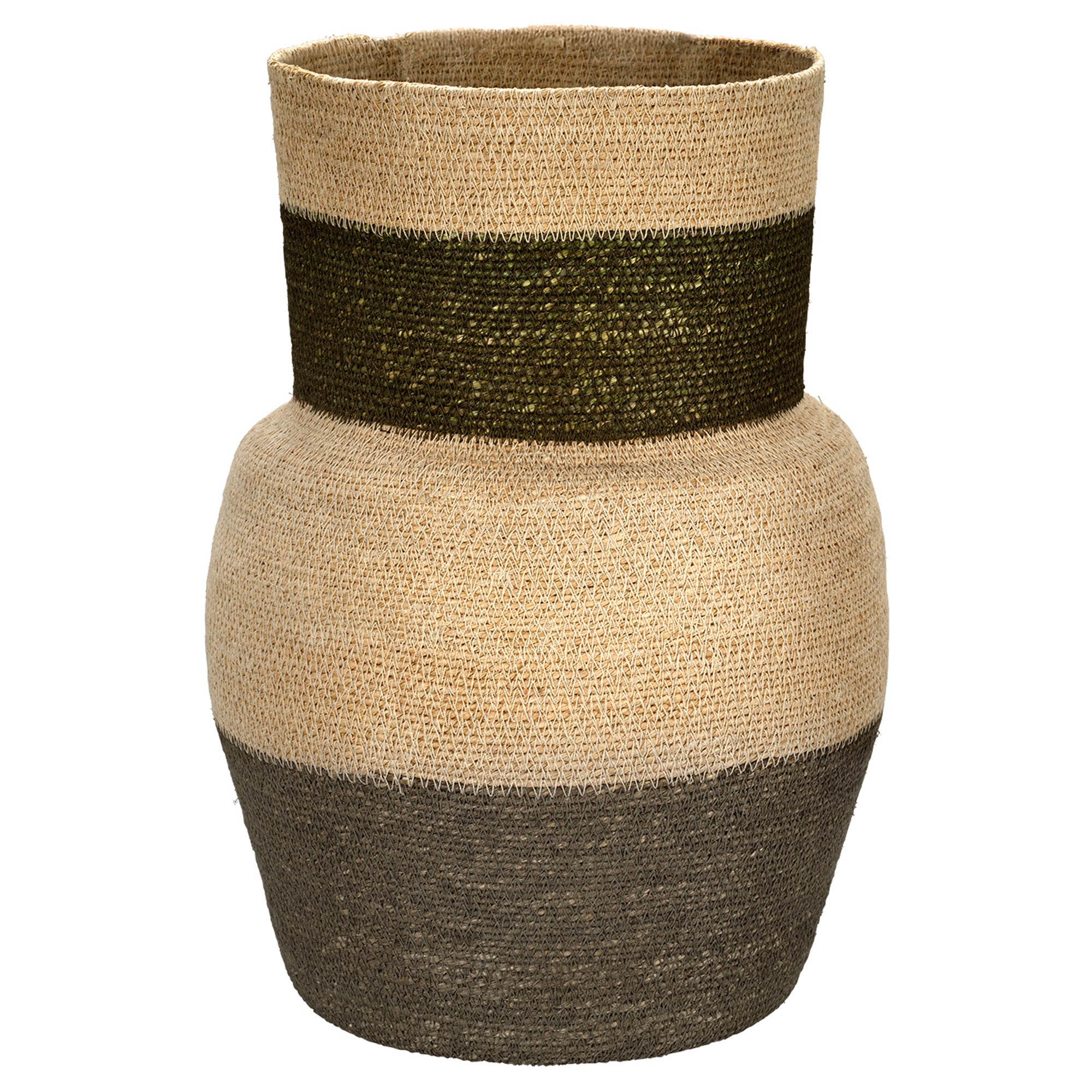 Jamie Young Butterfly Green Seagrass Basket