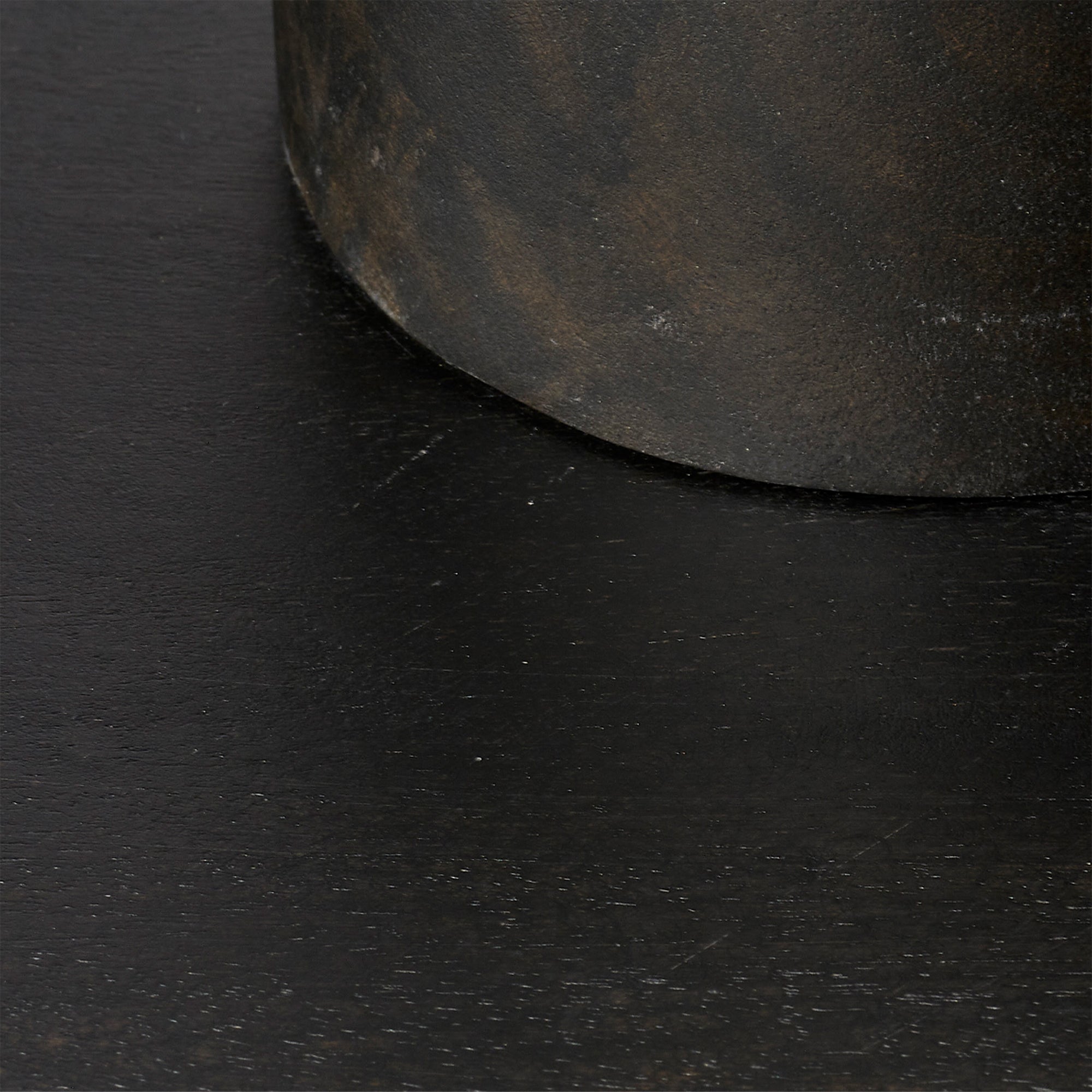 Jamie Young Rye Black Mango Wood Barstool