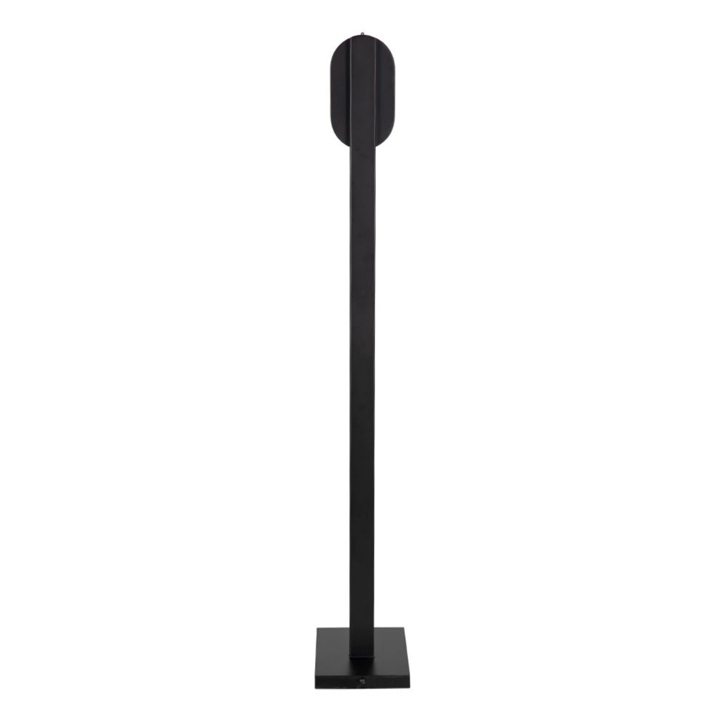 Subway Floor Lamp crafted from iron and frosted glass