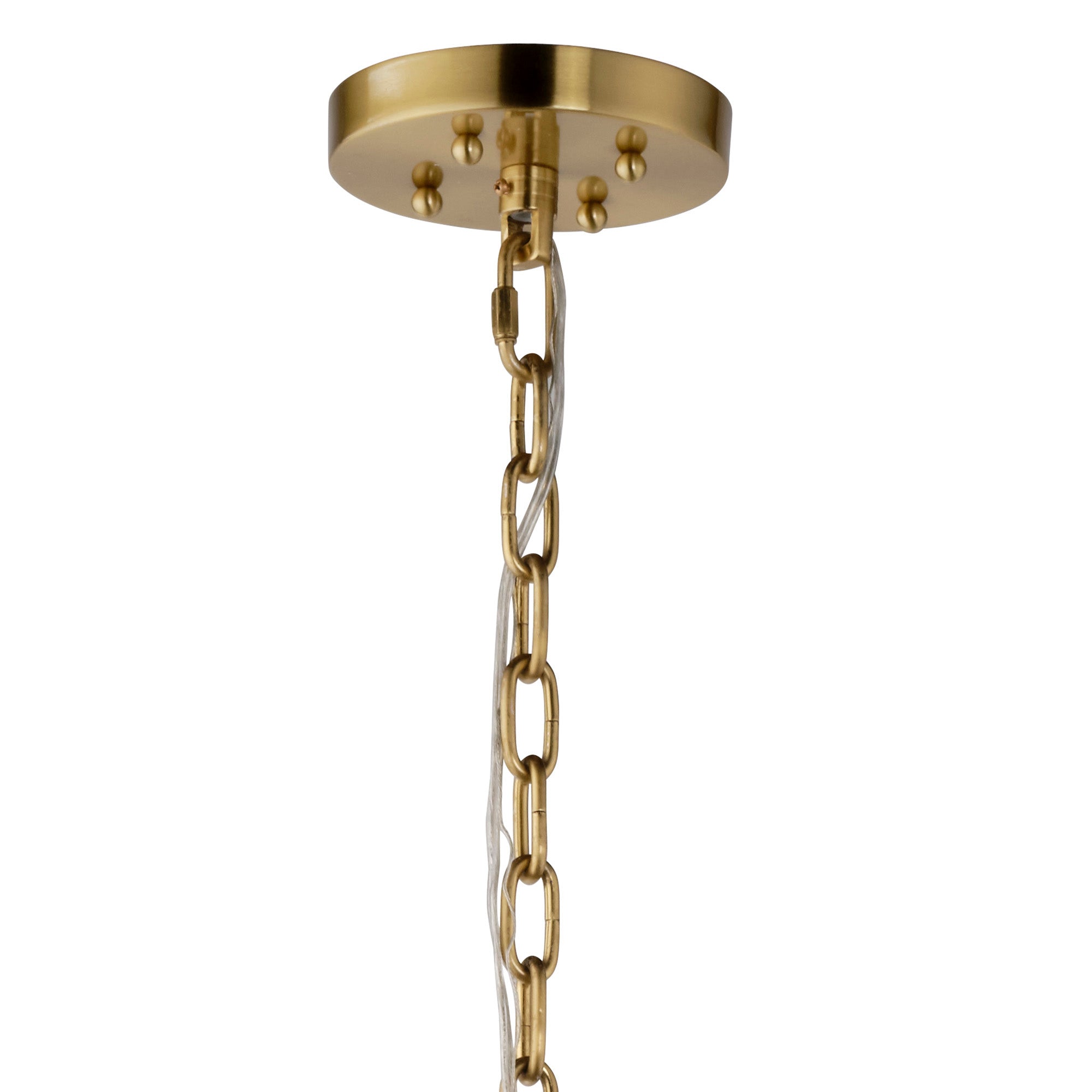Jamie Young Aurora Clear and Smoke Seeded Glass 18-Light Large Chandelier