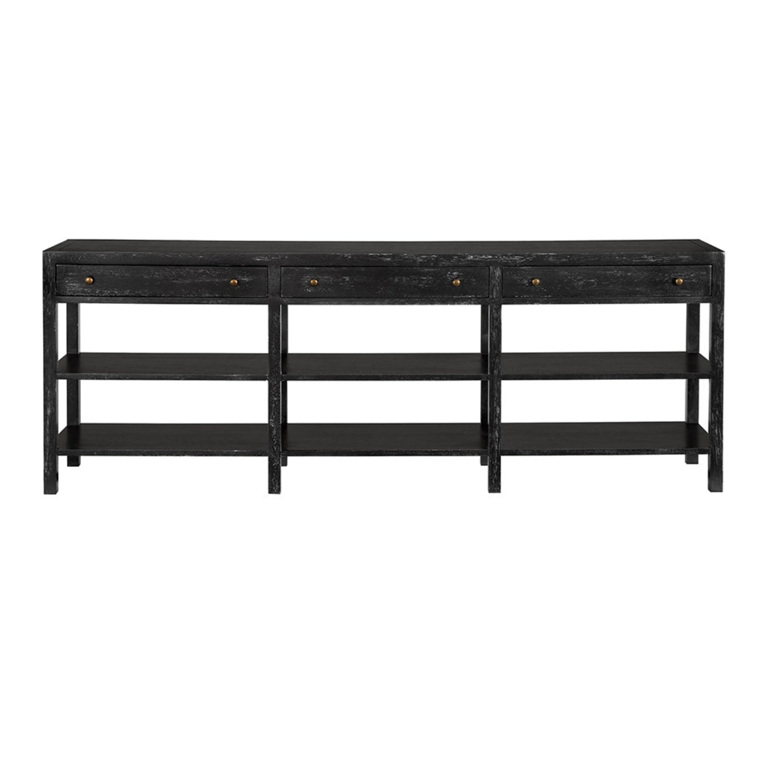 Noir Grace Console in Black Walnut finish
