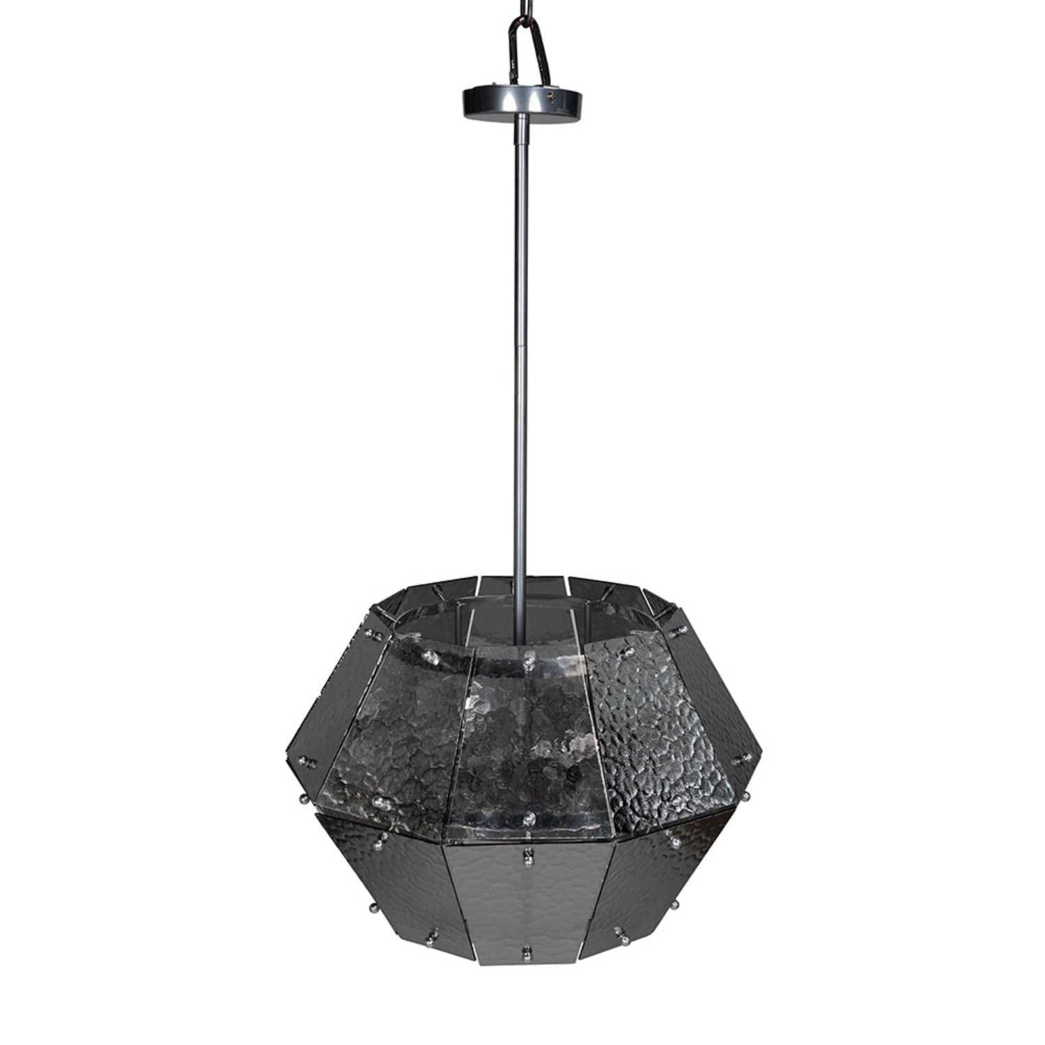 Noir Obsidian Small Chandelier measuring 20 in. wide