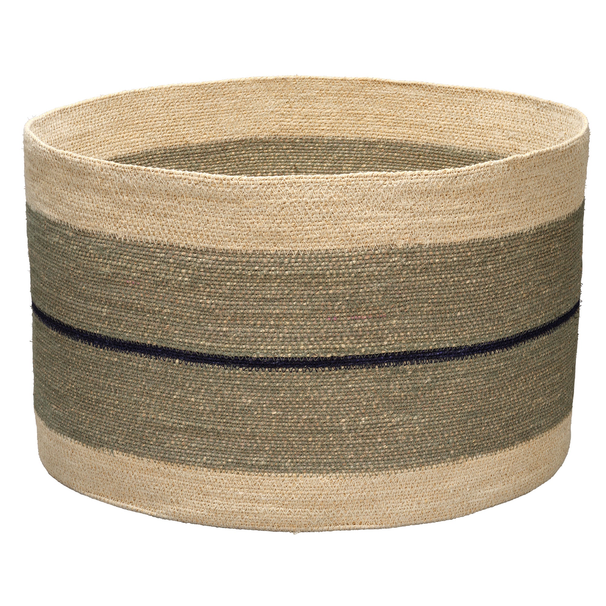 Jamie Young Cricket Green Seagrass Wide Basket