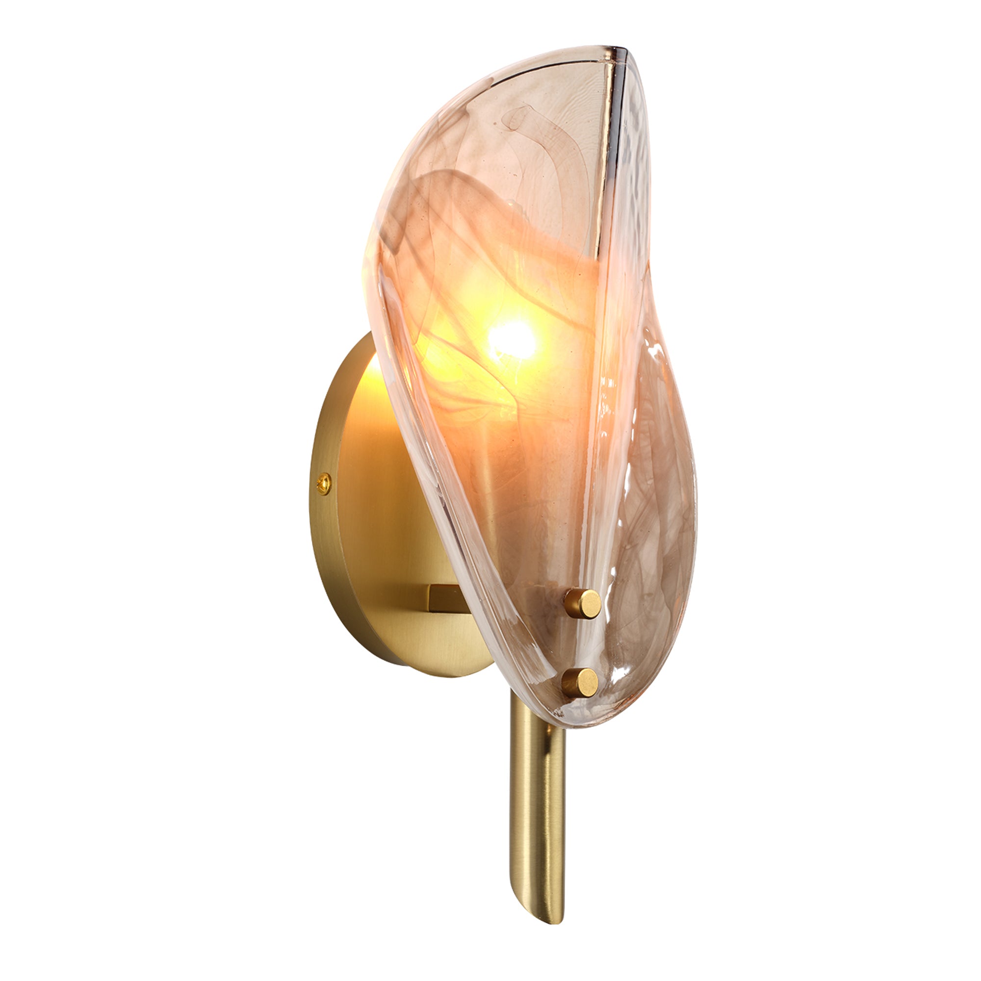 Jamie Young Magnolia Taupe 1-Light Wall Sconce