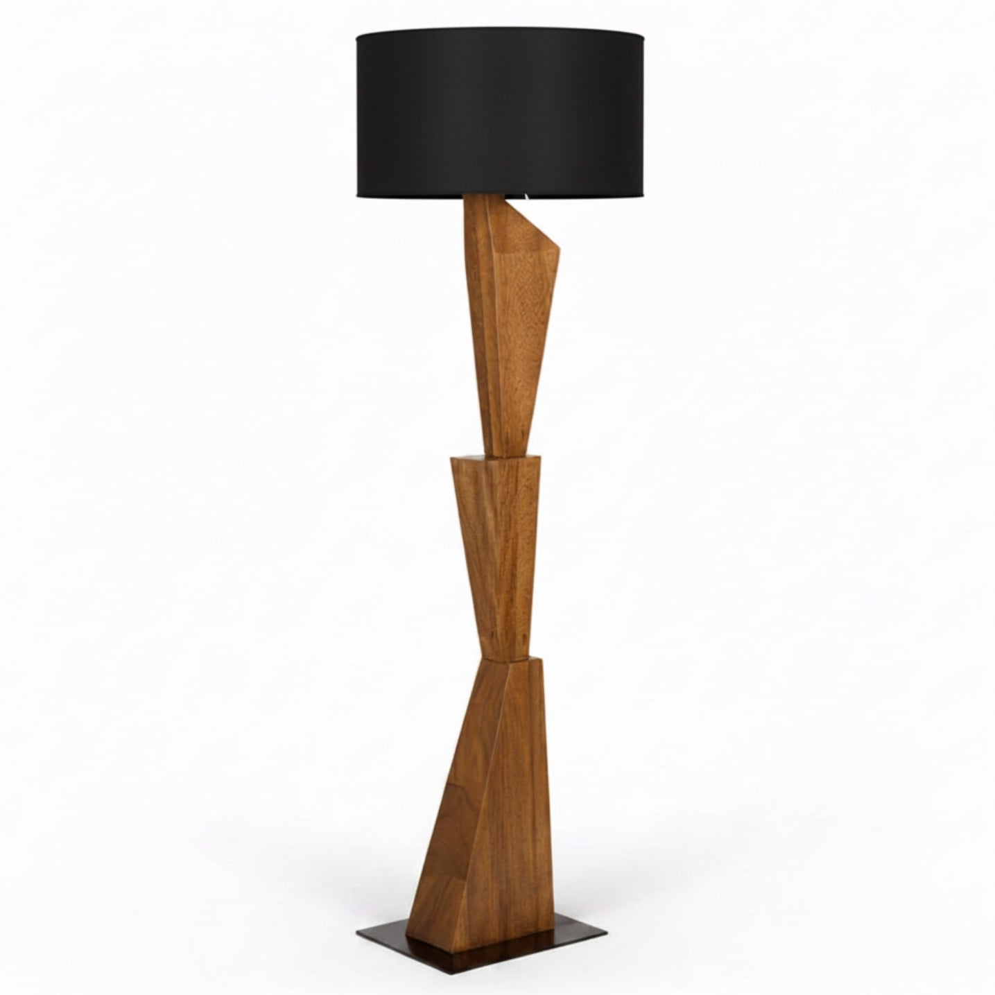 Noir Enigma Ii Floor Lamp with Shade