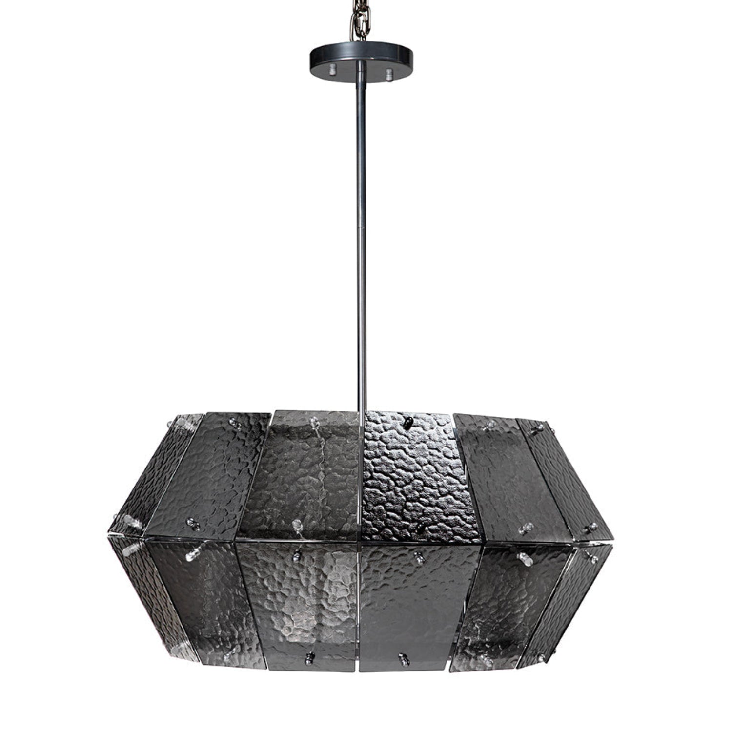 Noir Obsidian Large Chandelier measuring 27 in. wide