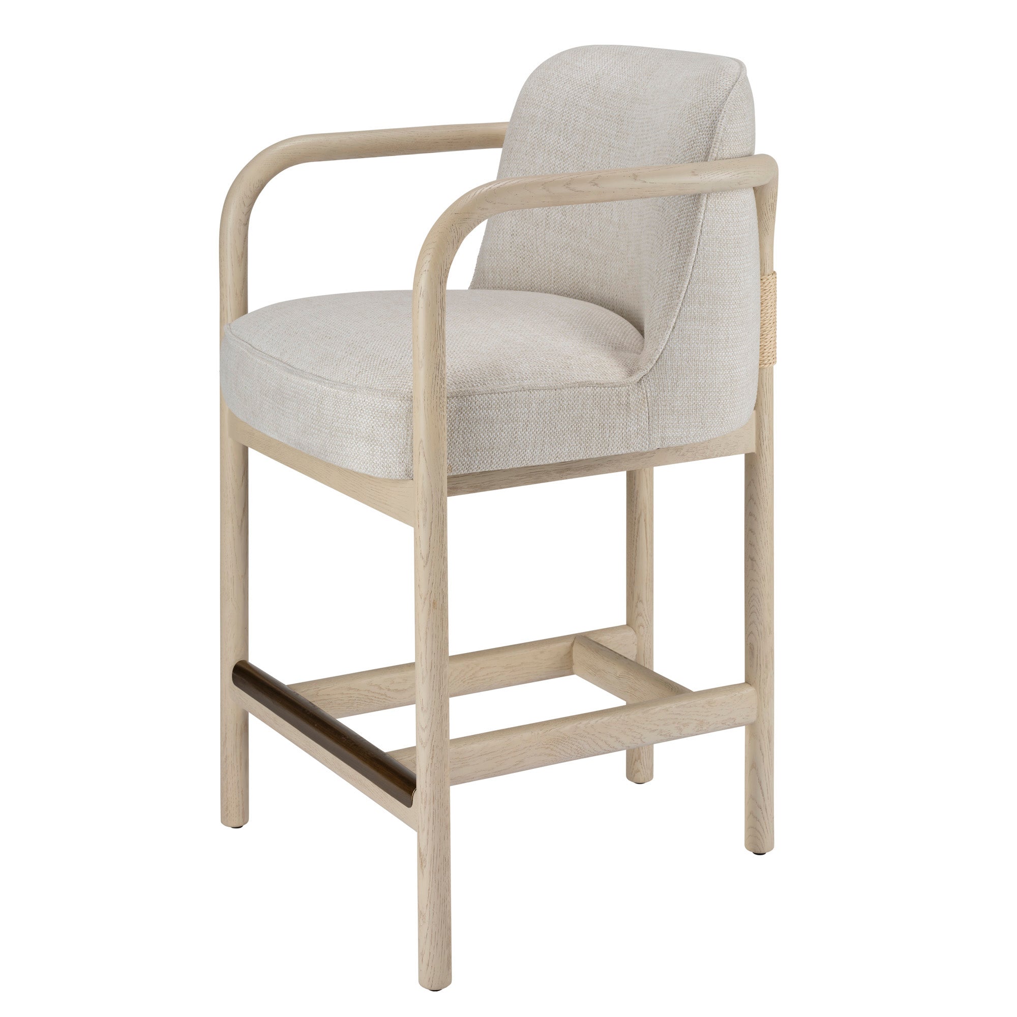 Jamie Young Tether Pale Oak Counter Stool