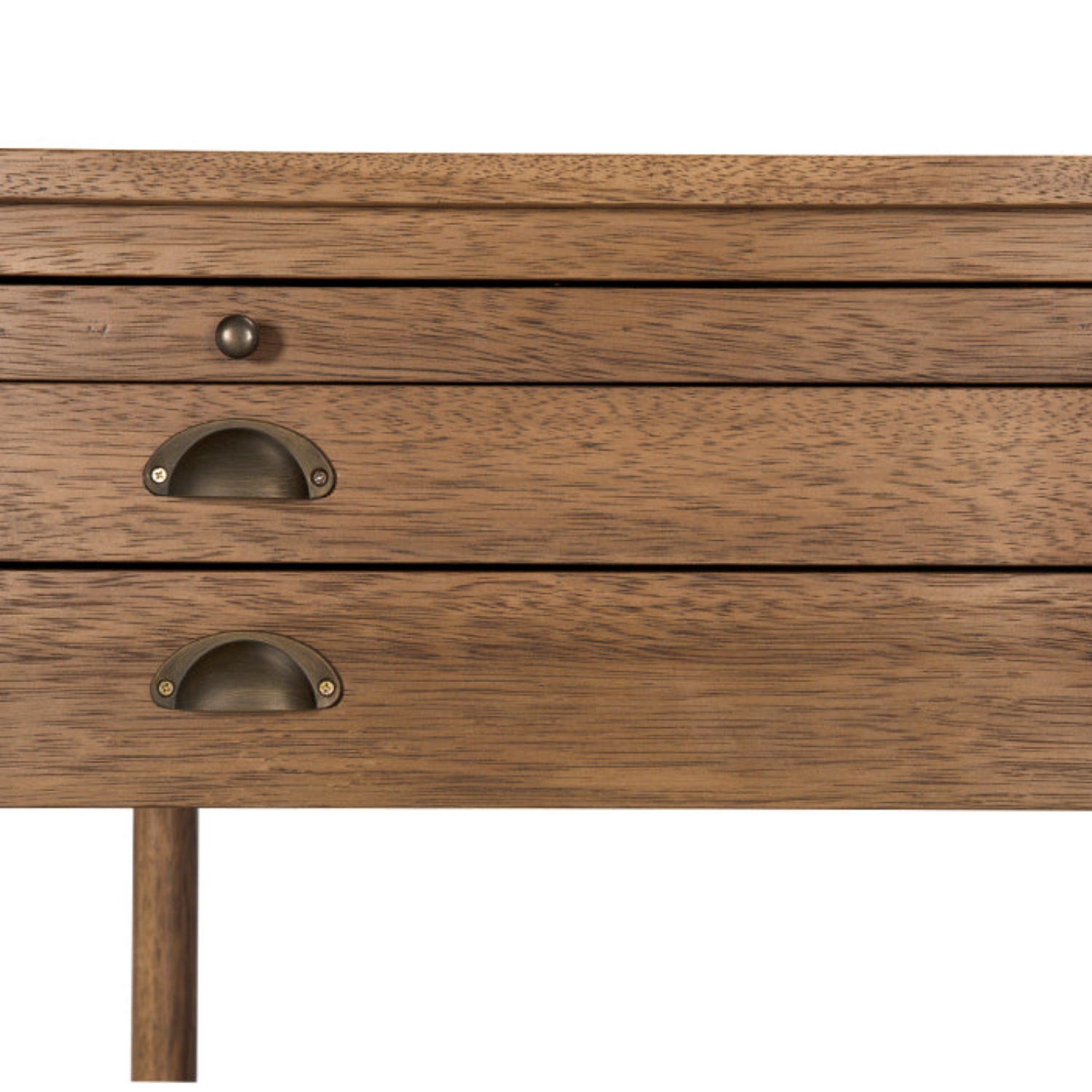 Noir Artemio Side Table with a pull-out writing tray