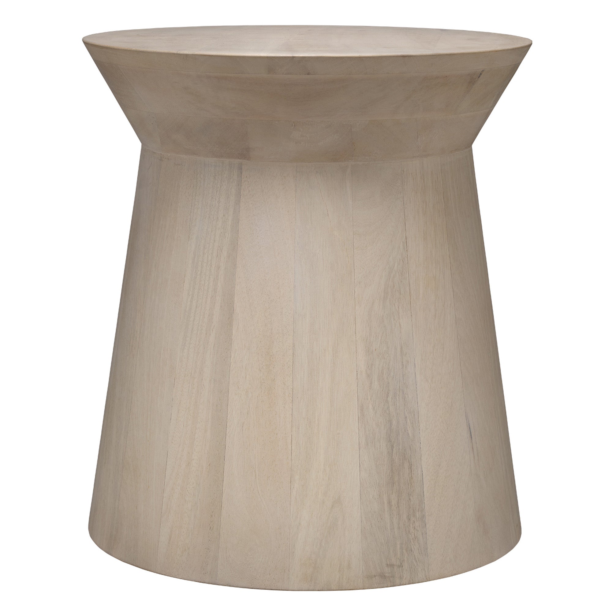 Jamie Young Porcini Off-White Wood Side Table