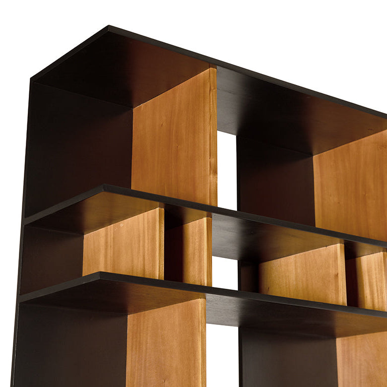 Noir R. Morton Bookcase, substantial floor-standing unit