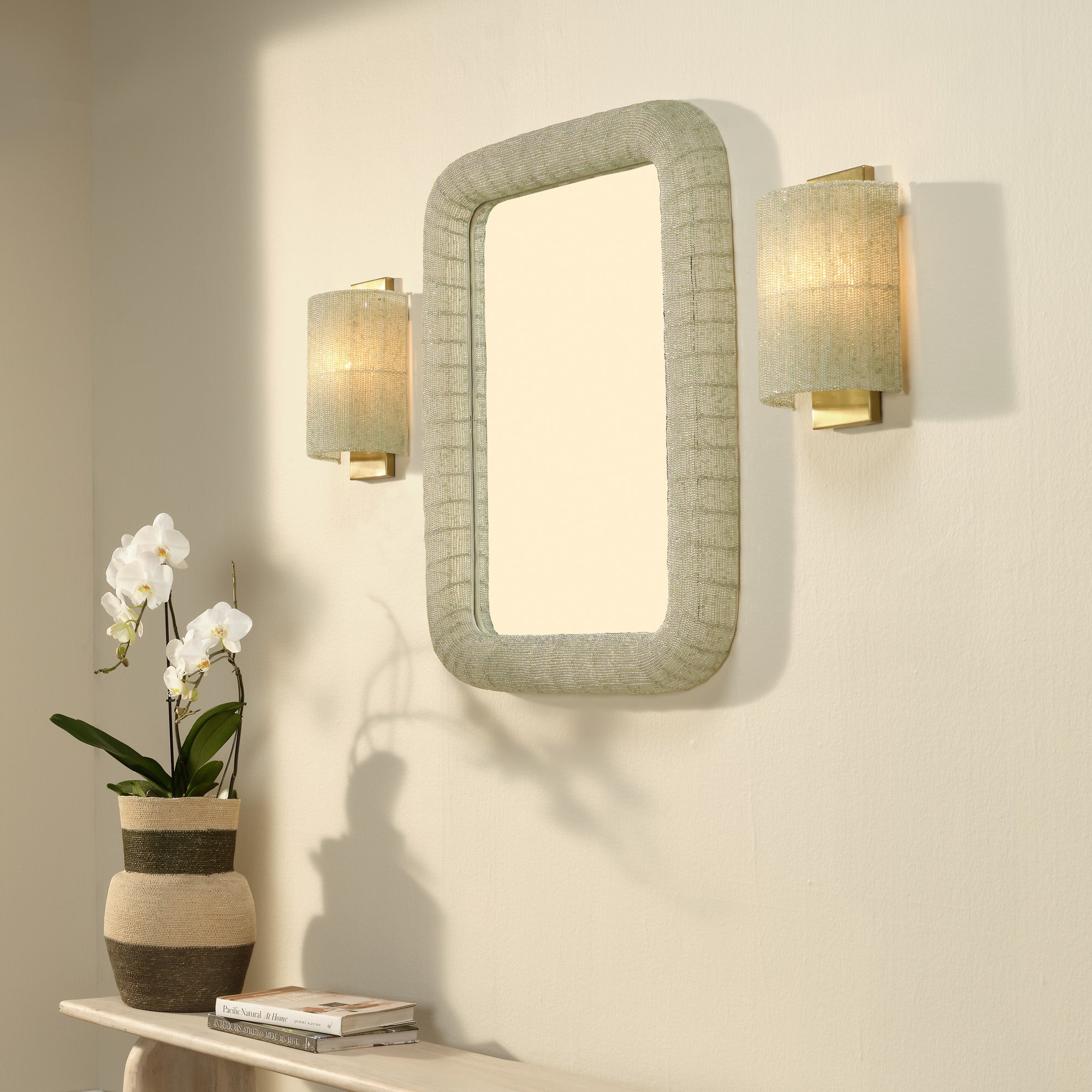Jamie Young Confetti Green Extra Large Wall Mirror