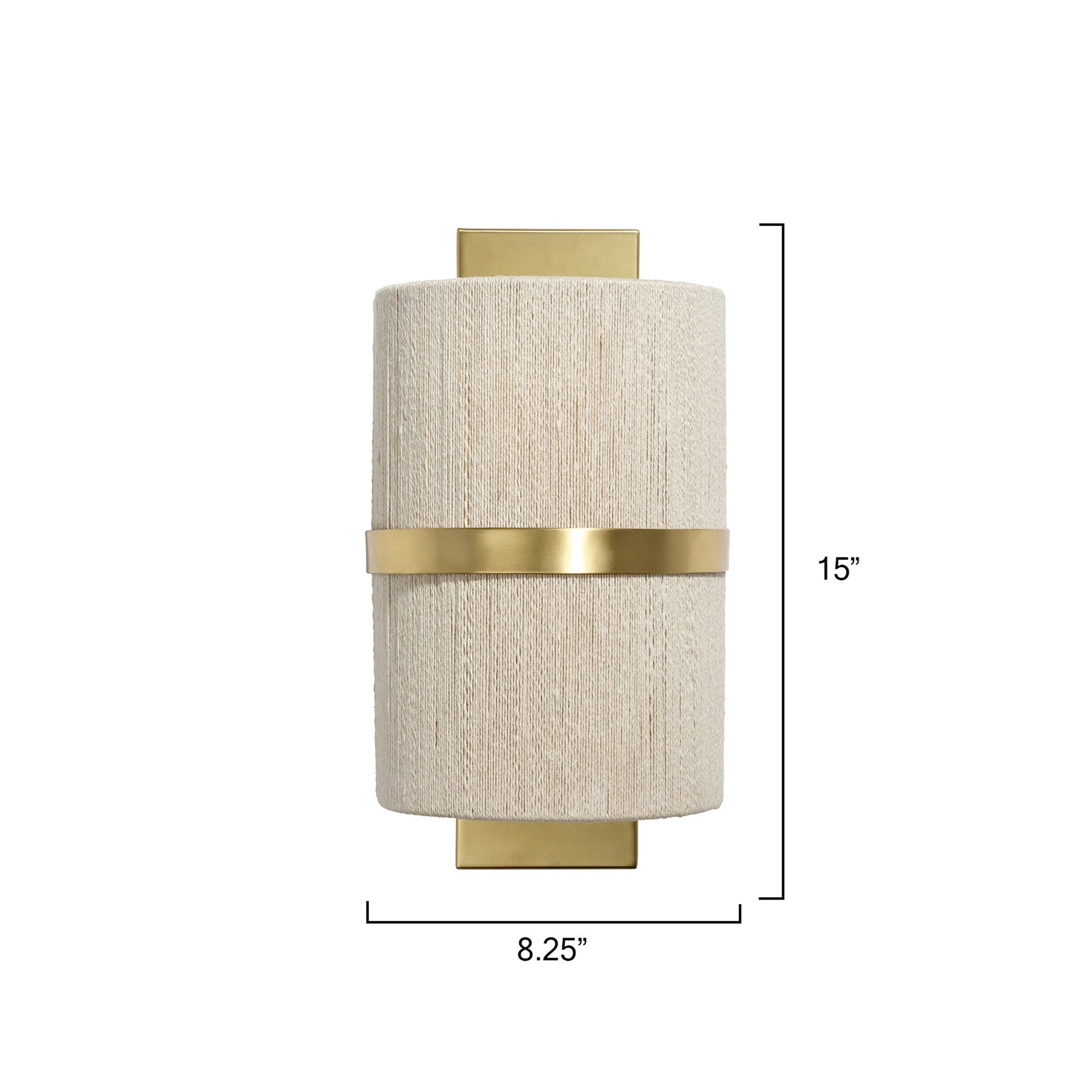 Jamie Young Carousel Off-White 1-Light Wall Sconce