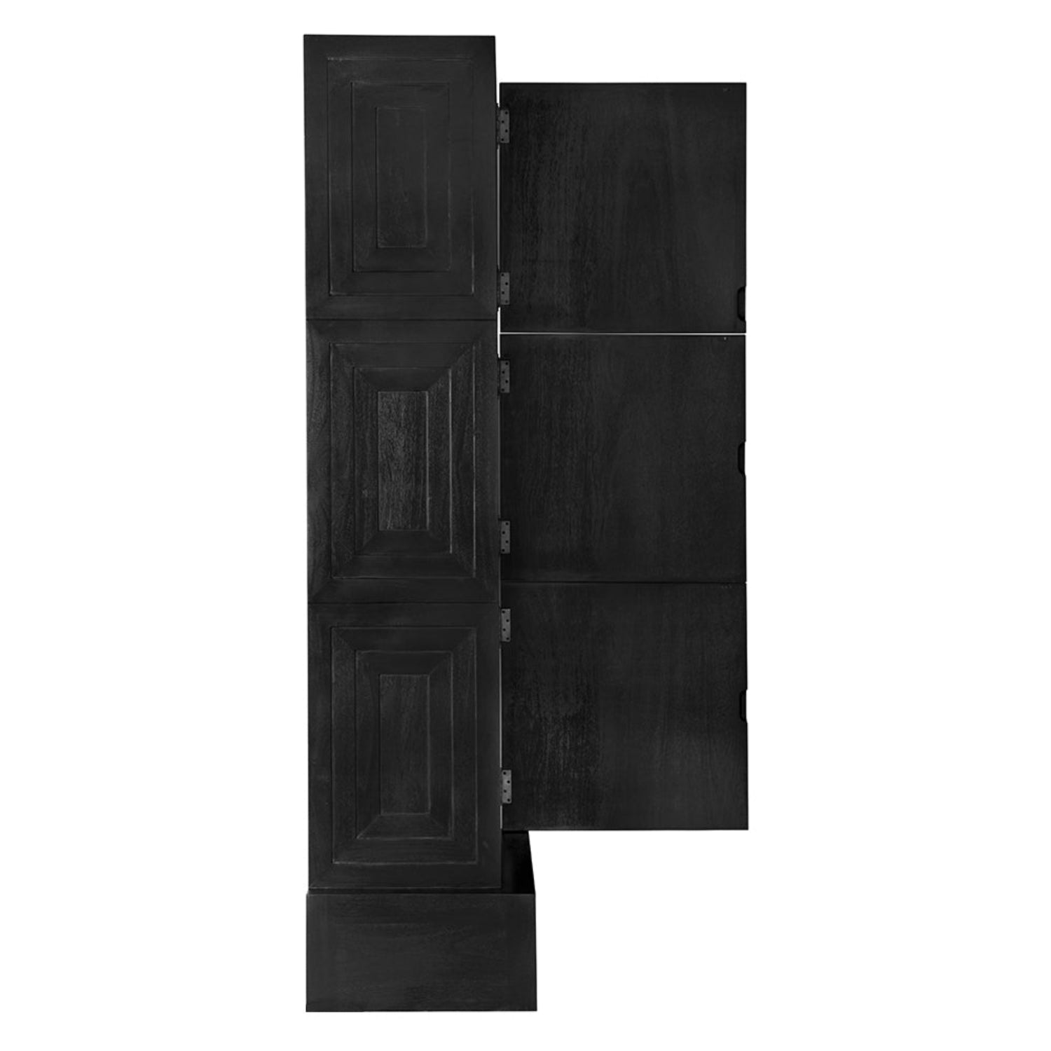 Noir Etruscan Tower Cabinet in hand rubbed black