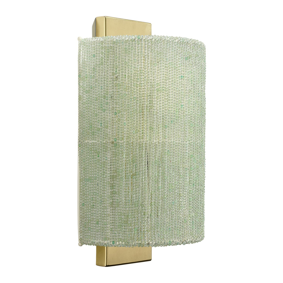 Jamie Young Confetti Green 1-Light Wall Sconce styled in a room setting