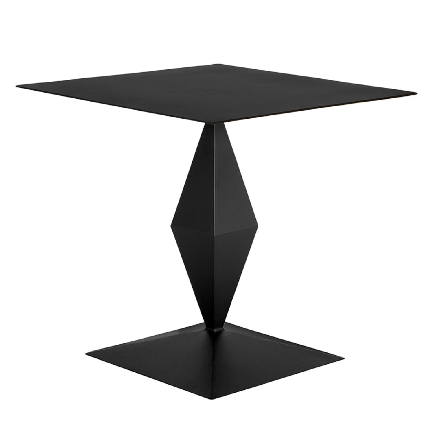 Matte Black Brasi Side Table by Noir